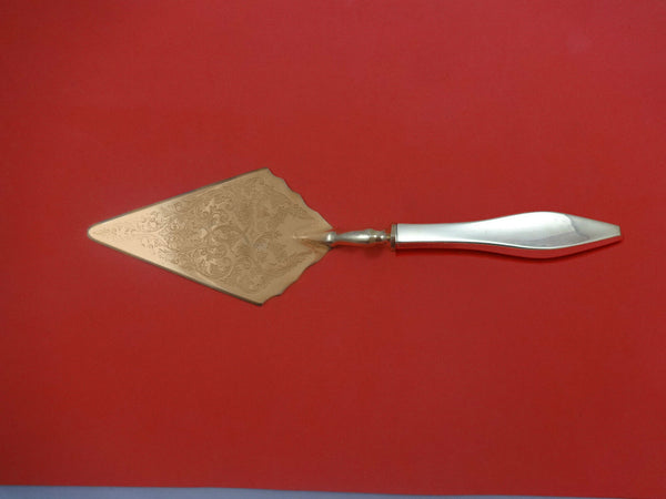 Lark by Reed & Barton Sterling Silver Pastry Server Fancy Vermeil Custom