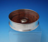 Beaded by LB Limited of London Sterling Silver Coaster Pair with Maple (#4994)