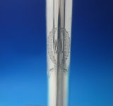 Beaded by Bigelow Kennard Sterling Silver Candlestick Pair #10 BC w/Wreath #6362