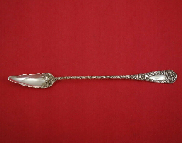 Chrysanthemum by Durgin Sterling Silver Horseradish Scoop Long Fancy Orig Rare