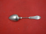 Duhme Brite Cut Sterling Silver Serving Spoon twisted handle 8 3/4"