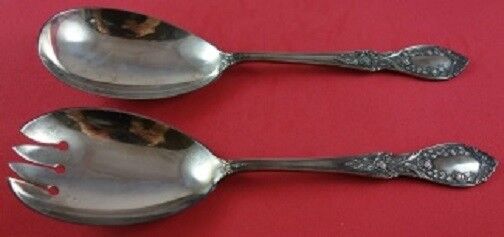 American Beauty by Manchester Sterling Silver Salad Serving Set FHAS 8 1/2" 2pc