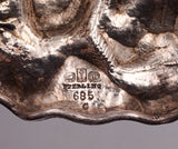 Gorham Sterling Silver Raised Fruit Bowl 1870 Calla Lily Figural #685 C 12" 9174