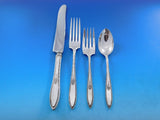 Lady Washington Associated Silver Silverplate Flatware Set Service 68 pcs
