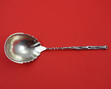 Cane by Frank Whiting Sterling Silver Berry Spoon 8 3/8" Serving Silverware