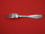 Lap Over Edge Acid Etched By Tiffany Sterling Dinner Fork w/ bird on branch 8"
