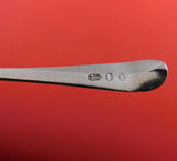 Peter Ann Bateman English Georgian Sterling Silver Coffee Spoon Feather Edge