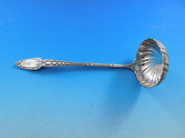 Broom Corn by Tiffany & Co. Sterling Silver Sauce Ladle Scalloped Bowl 6 3/4"