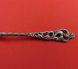 Dobbel Rokokko by Brodrene Lohne Norwegian Sterling Silver Egg Spoon 4 1/2"
