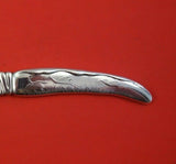 Lap Over Edge Acid Etched by Tiffany and Co Sterling Fish Knife HHAS w/ 3 Birds