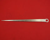 Irish Sterling Silver Skewer with Engraved Dog Georgian Era Dublin 11" Heirloom
