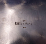 Carlo Foglia Italian .800 Silver Fish Serving Platter 2pc with Sea Life (#7300)