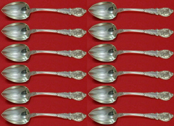 Sir Christopher by Wallace Sterling Silver Grapefruit Sp Custom Set 12 pc Fluted