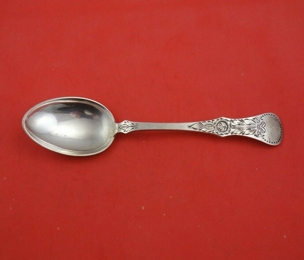 Flat Rose aka Rose by Unknown Norwegian Sterling Silver Dinner Spoon 7 3/4"