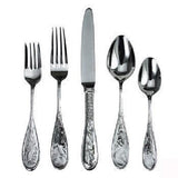 Japanese Bird Audubon by Ricci Stainless Steel Flatware Set 12 Service 65 pc New