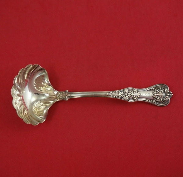 English King by Tiffany and Co Sterling Silver Gravy Ladle Shell Bowl 7 1/4"