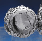 Flora by Shiebler Sterling Silver Salt and Pepper Shaker Set 2pc #1273 (#8846)