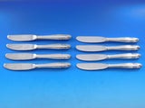 Stradivari by Wallace Sterling Silver Butter Spreader HH Mod Set 8 pcs 6 1/4"