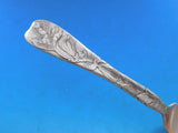 Lap Over Acid Etched by Tiffany Sterling Silver Regular Fork with Figs 7 1/4"