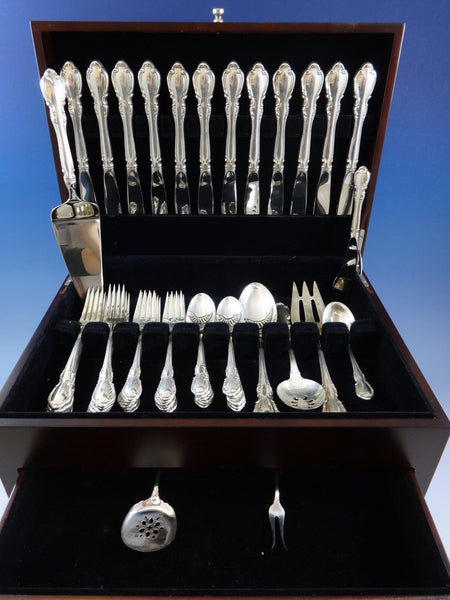 Legato by Towle Sterling Silver Flatware Service For 12 Set 57 Pieces