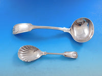 Fiddle Shell by Roberts & Belk English Silverplated Flatware Set Service 94 pcs
