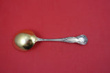 Wild Rose by Watson Sterling Gumbo Soup Spoon GW BC w/ flowers in bowl 6 3/4"