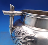 Hung Chong Chinese Export Sterling Silver Sugar Bowl w/Dragon and Bamboo (#8440)