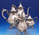 Baroque by Wallace Silverplate Tea Set 4pc #281-#284 (#8294) Beautiful!