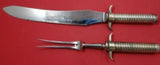 Bernadotte by Georg Jensen Sterling Silver Roast Carving Set 2pc Round Handles