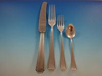 Pyramid by Lutz & Weiss German 800 Silver Dinner Flatware Set Service 58 PC Deco