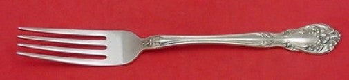 Chateau Rose by Alvin Sterling Silver Dinner Fork 7 7/8" Flatware Vintage