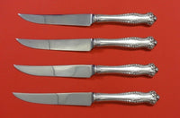 Canterbury by Towle Sterling Silver Steak Knife Set 4pc HHWS Custom 8 1/2"