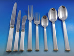 Triade Gold by Christofle France Silverplated Flatware Set Service 66 pcs Dinner