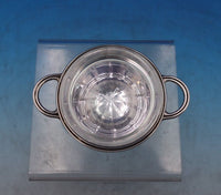Saint Hilaire Silverplate Salt Dip Master w/ Crystal Liner in Original Box #6868