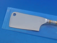 Aegean Weave Gold by Wallace Sterling Silver Cheese Cleaver HHWS Custom 7 3/8"