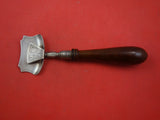 Silverplate with Wood Handle Plate Lifter Brite-Cut Design 7 3/4" Vintage Rare!