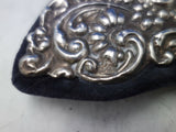 Keyford Frames Limited English Sterling Silver Picture Frame Oval Floral (#6191)