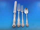 Wedding Rose by Watson Sterling Silver Flatware Set for 12 Service 75 pcs Dinner
