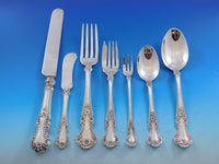 Cambridge by Gorham Sterling Silver Flatware Service for 12 Set 90 pcs Dinner