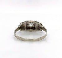 14k Vintage .12ct Genuine Natural Diamond Engagement Ring (#J5420)