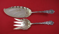 Versailles by Gorham Sterling Silver Fish Serving Set 2pc w/Shell Design 10 1/2"