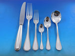 Perles by Christofle France Silverplate Flatware Service 6 Set 37 pcs Dinner