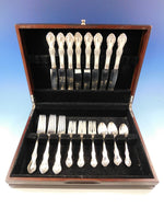 Wild Rose by International Sterling Silver Flatware Set 8 Service 32 pcs Dinner