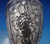 Peter and Ann Bateman English Georgian Sterling Silver Wine Goblet Grapes #5245