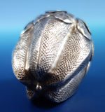 Italian .800 Silver Starfruit Figurine / Model 2 3/4" x 1 1/2" (#2028)