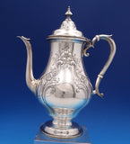 Chateau Rose by Alvin Sterling Silver Tea Set 6pc (#8492) Fabulous!