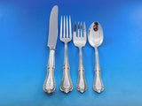 Georgian Bead by Frank Whiting Sterling Silver Flatware Set 8 Service 52 pc Rare