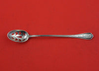 Hepplewhite Chased by Reed and Barton Sterling Serving Olive Spoon 6 3/4" orig.