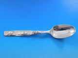 Lap Over Edge by Tiffany and Co Sterling Teaspoon w/Applied Flowers or Seed Pods