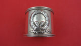 Bead by Shiebler Sterling Napkin Ring w/ wreath #8784 wt. 1.0ozt  2" x 1 3/4"